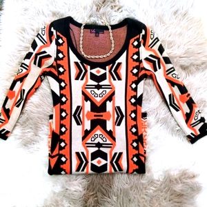 Tribal Sweater Dress